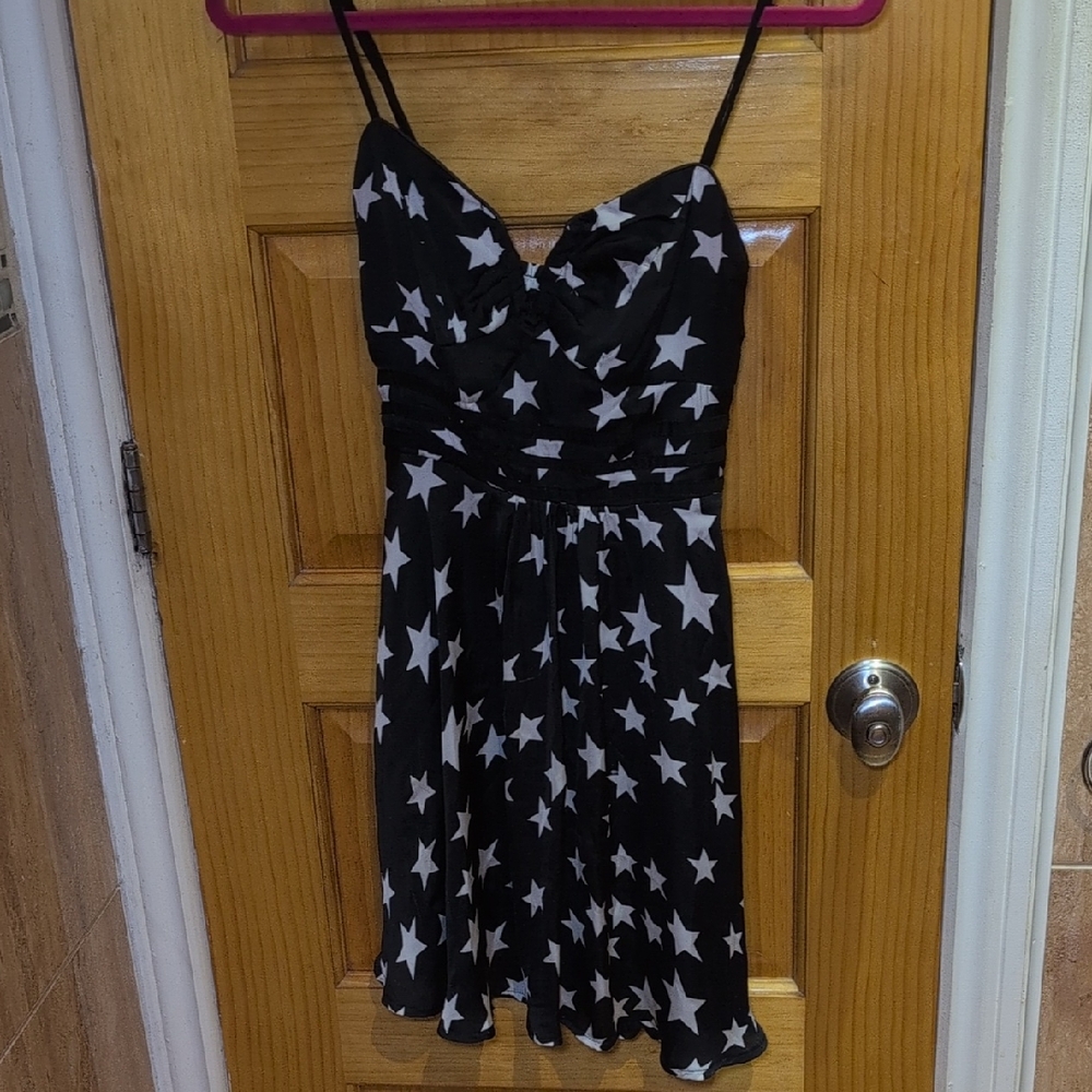 ⚡3/40$⚡ Black and White Star Dress